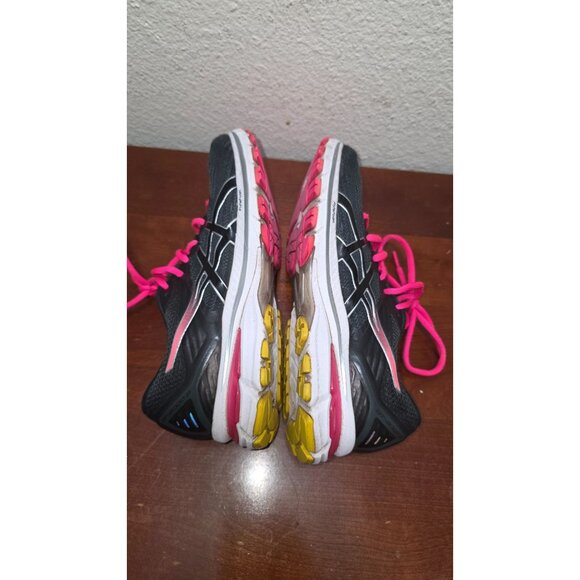 Asics Women's Gel-Nimbus 21 Running Shoes Size 9 Black/Fuchsia/Lime - Picture 5 of 8